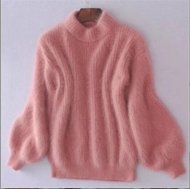 Emilie™ – Gestrickter Wollpullover aus Lockerem Strick