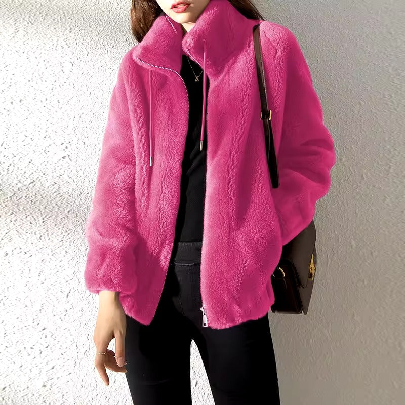 Reißverschluss-Fleecejacke CARLA