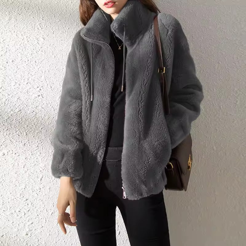 Reißverschluss-Fleecejacke CARLA