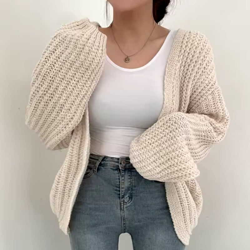 CHRISTA: Extra große Strickjacke