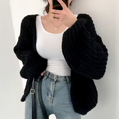 CHRISTA: Extra große Strickjacke