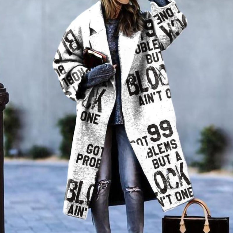 ModeGeist | Karliney Winter Langer Trenchcoat Damen Warme