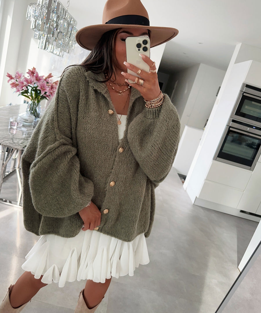 ModeGeist | Overgrößed Strickjacke