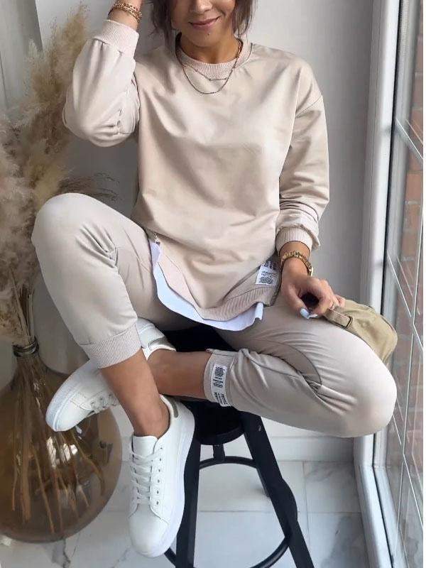 BELINDA: Set mit Baggy Sweatshirt und Jogginghose