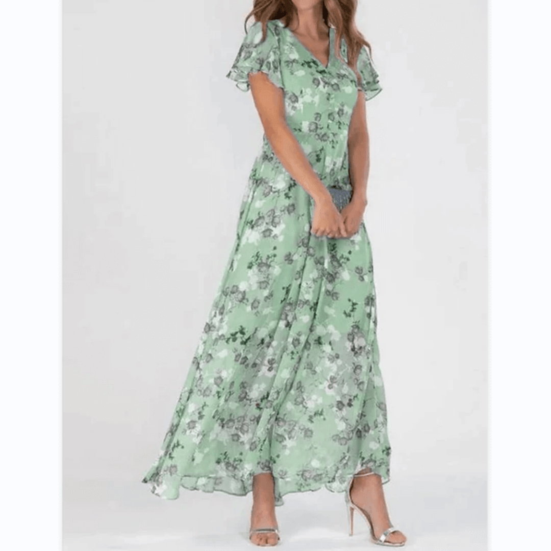 Maxikleid Dorselina mit Blumenmuster für den Sommer