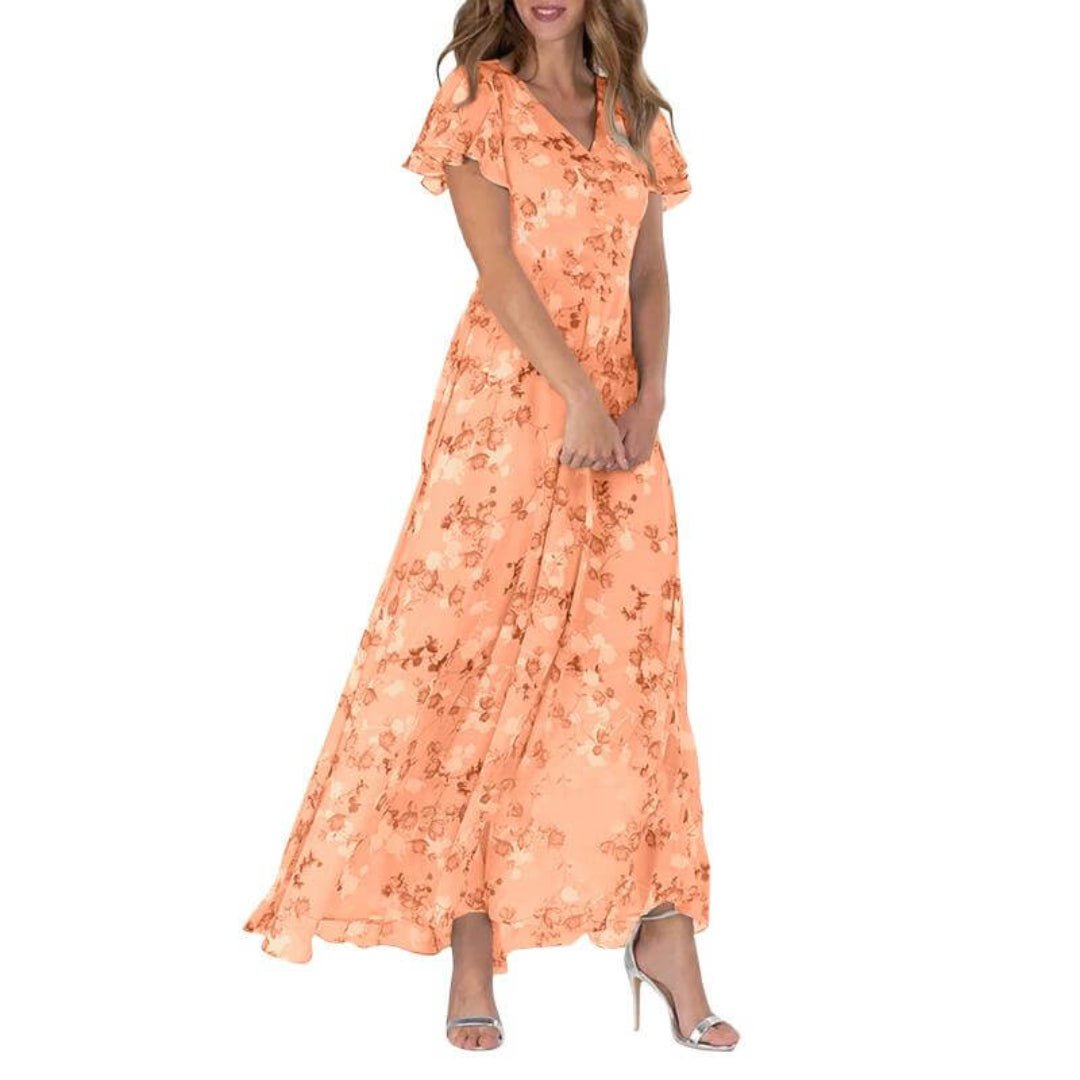 Maxikleid Dorselina mit Blumenmuster für den Sommer