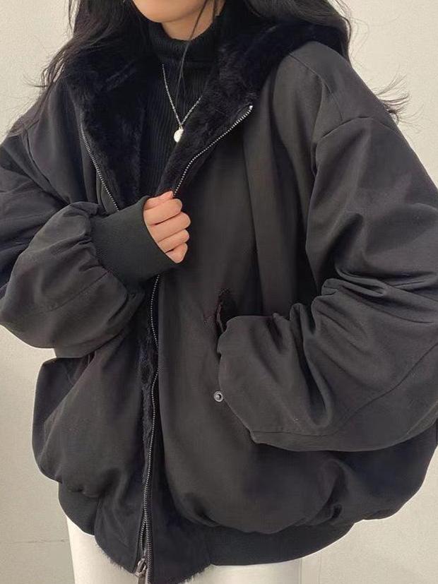ModeGeist | Übergröße Damenjacke mit Weichem Futter