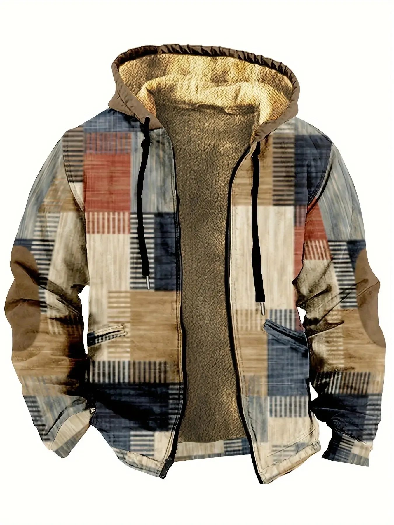 Kapuzenjacke aus warmem Samt von Kozina