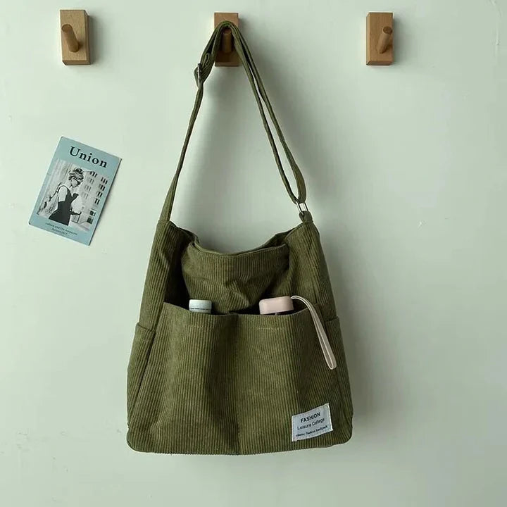 MATILDE – Mehrfächer-Cordtasche