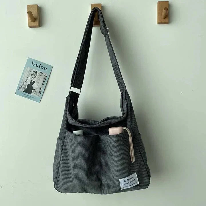 MATILDE – Mehrfächer-Cordtasche