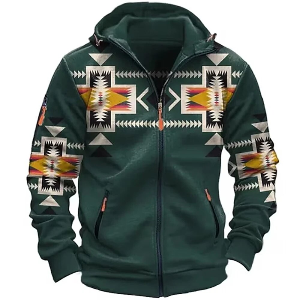 Herren-Retro-Fleece-Sweatshirt von Olivier™️