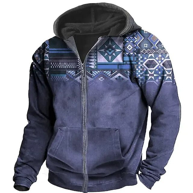Herren-Retro-Fleece-Sweatshirt von Olivier™️