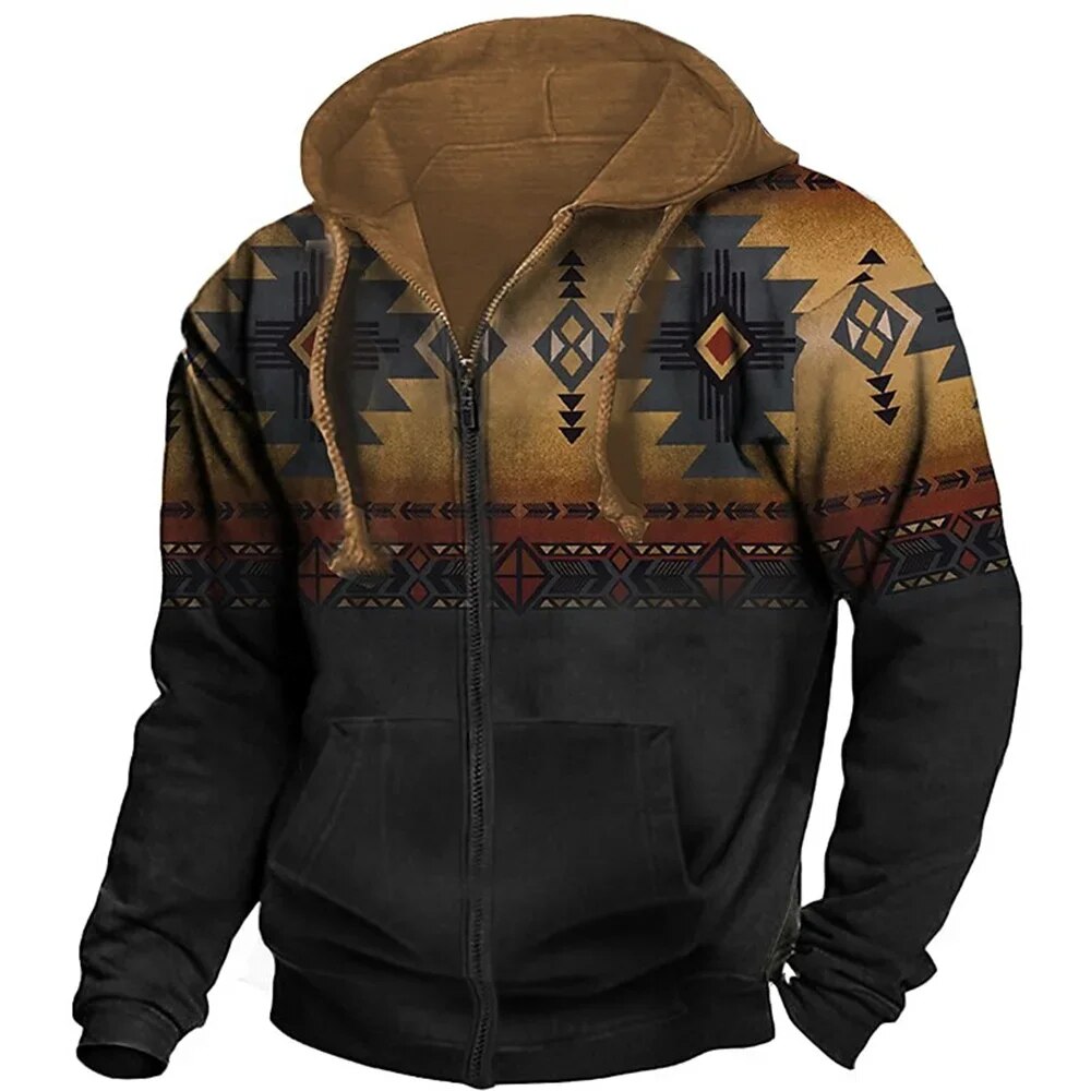 Herren-Retro-Fleece-Sweatshirt von Olivier™️
