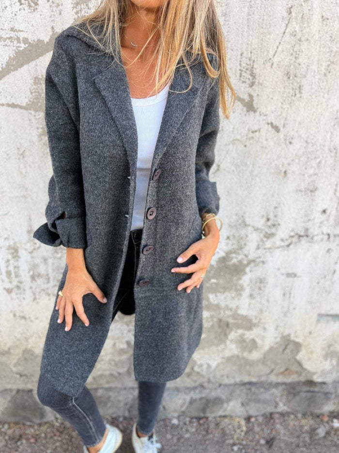 ModeGeist | Lässiger langer Herbstmantel