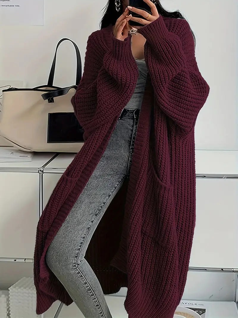 ModeGeist | Zeitloser Komfort Offener Pullover
