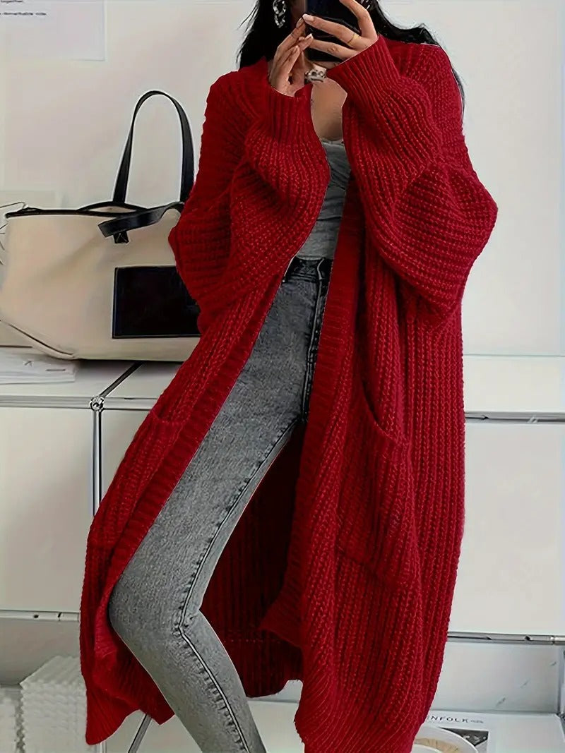 ModeGeist | Zeitloser Komfort Offener Pullover
