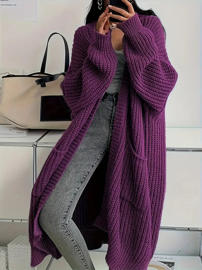 ModeGeist | Zeitloser Komfort Offener Pullover