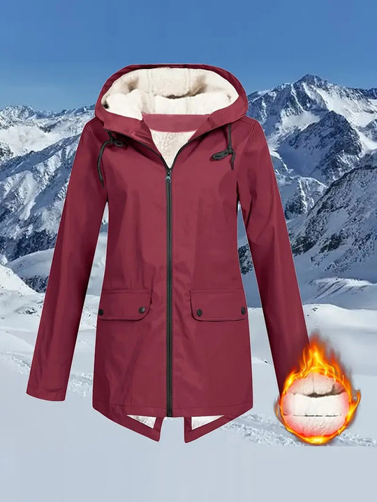 ModeGeist | Wasserdichte Jacke mit Kordelzug