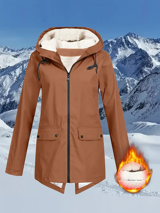ModeGeist | Wasserdichte Jacke mit Kordelzug
