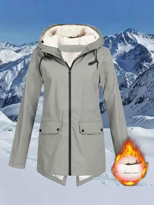 ModeGeist | Wasserdichte Jacke mit Kordelzug
