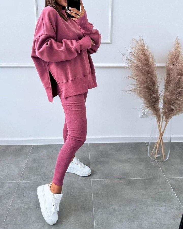 ModeGeist | Bequemes Herbst-Sweatshirt-Set