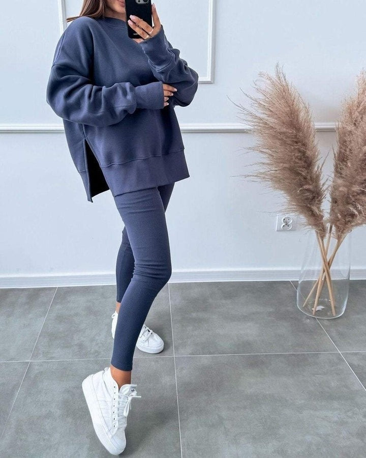 ModeGeist | Bequemes Herbst-Sweatshirt-Set
