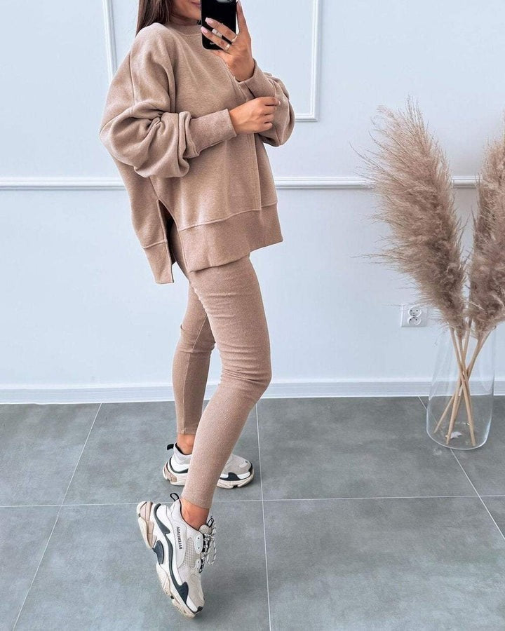 ModeGeist | Bequemes Herbst-Sweatshirt-Set