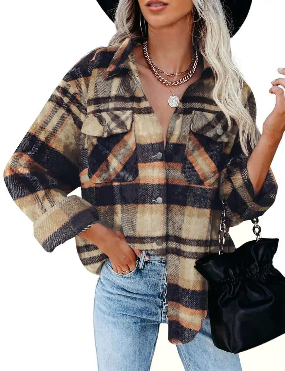 ModeGeist | Jacke mit Knopfleiste für Damen