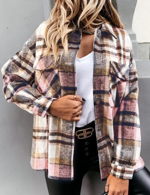 ModeGeist | Jacke mit Knopfleiste für Damen