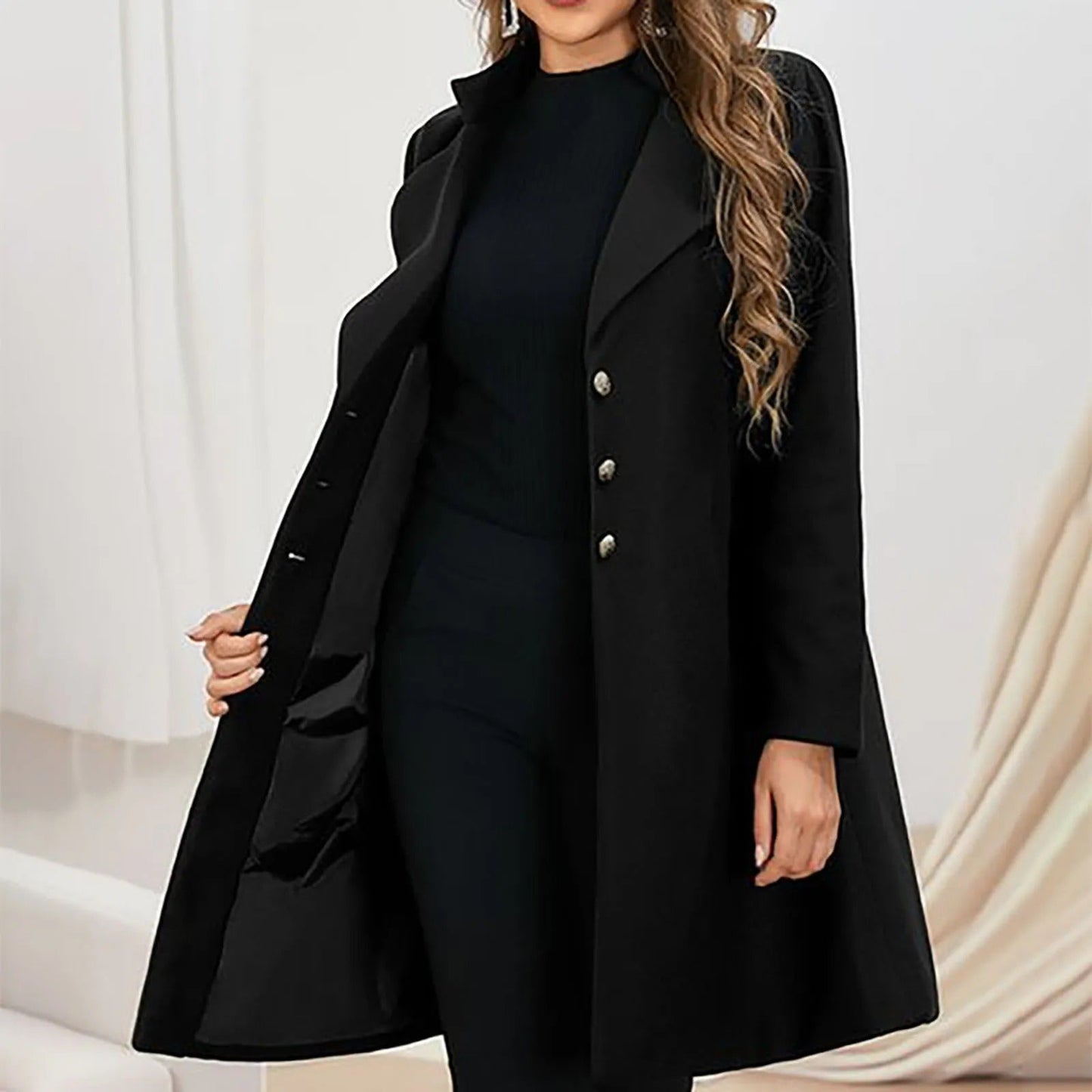ModeGeist | Mantel mit Langen Ärmeln