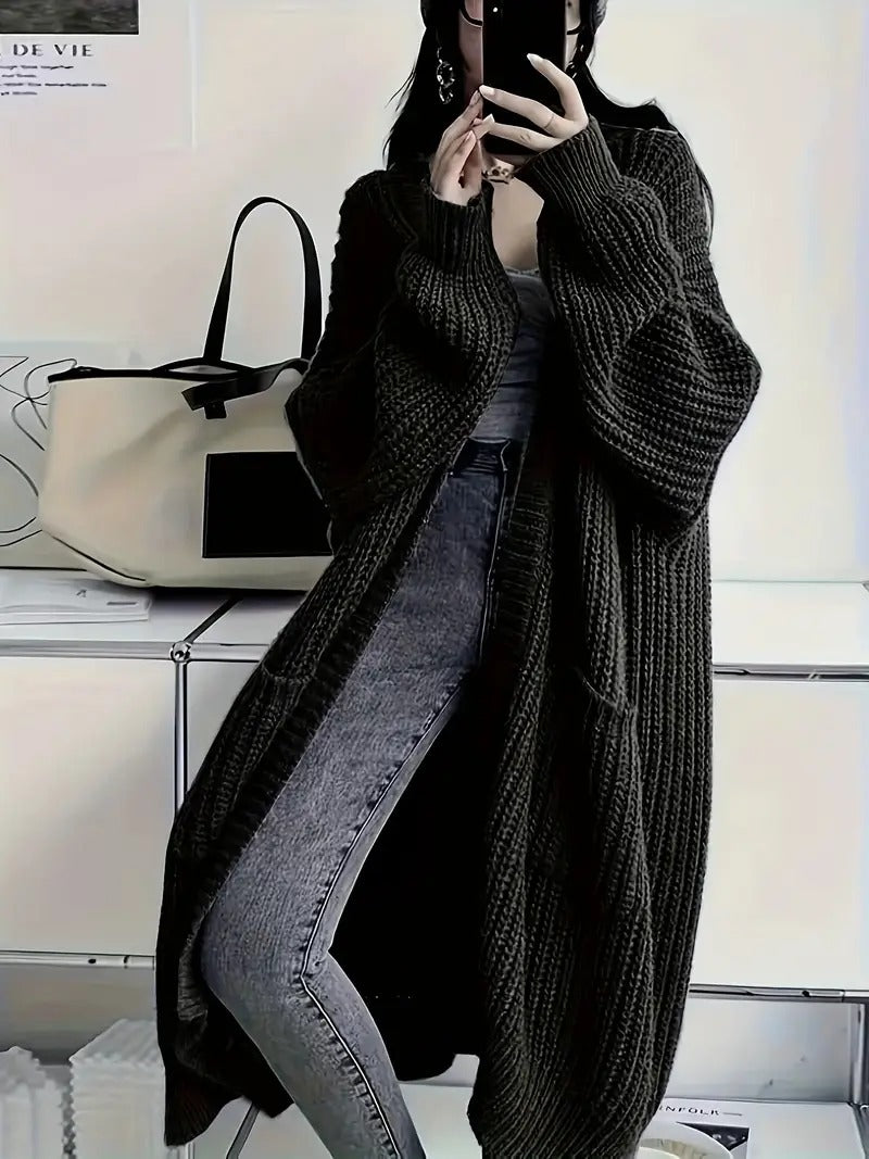 ModeGeist | Zeitloser Komfort Offener Pullover
