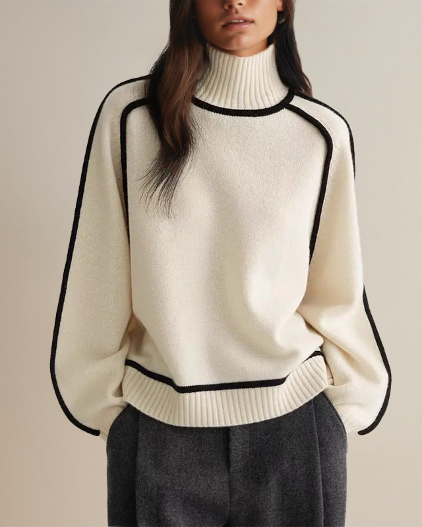 ModeGeist | Eleganter Rollkragenpullover für Stilvolle Outfits