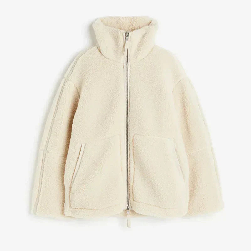 ModeGeist | Bequemer Teddy-Mantel