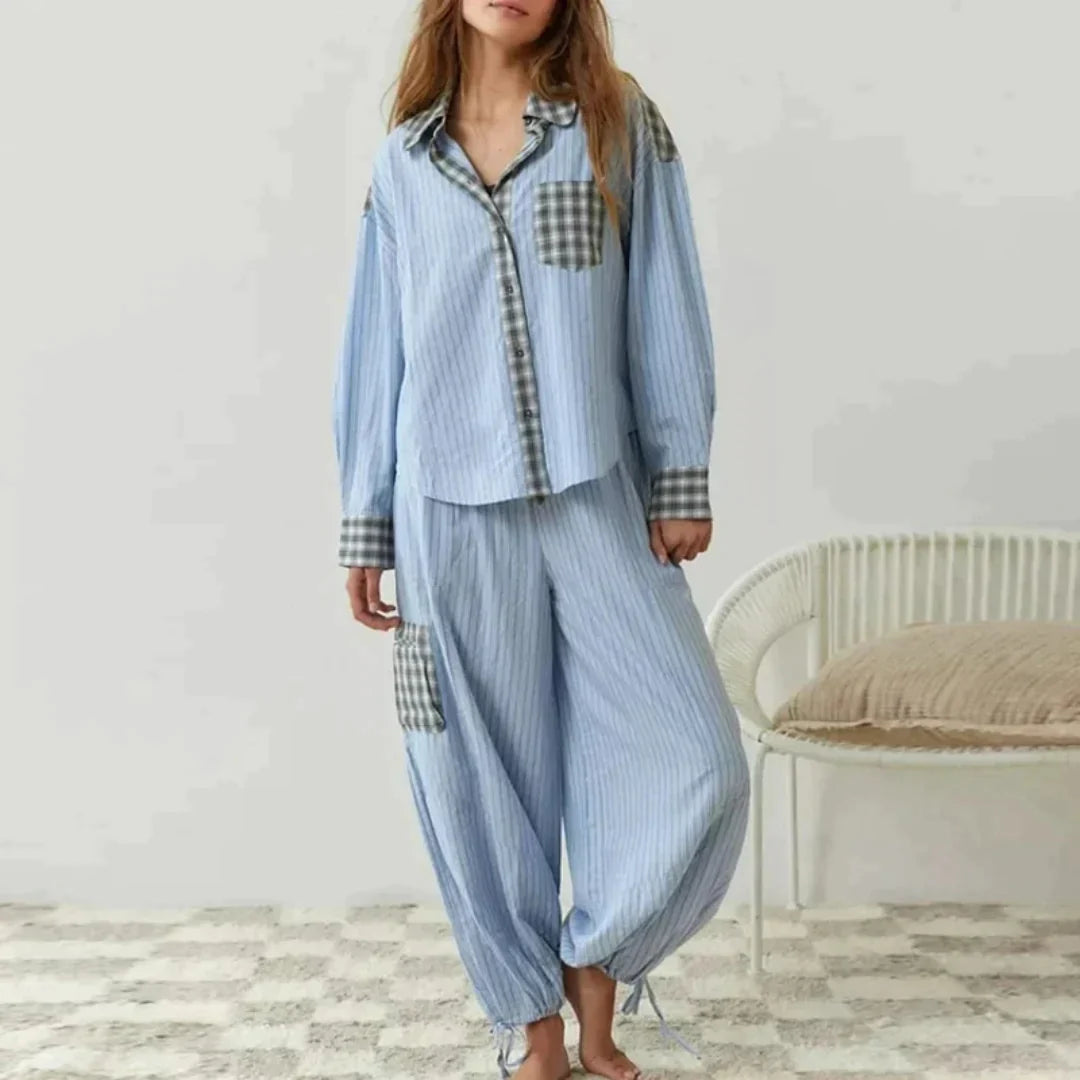 LEAH Damen Pyjama Set