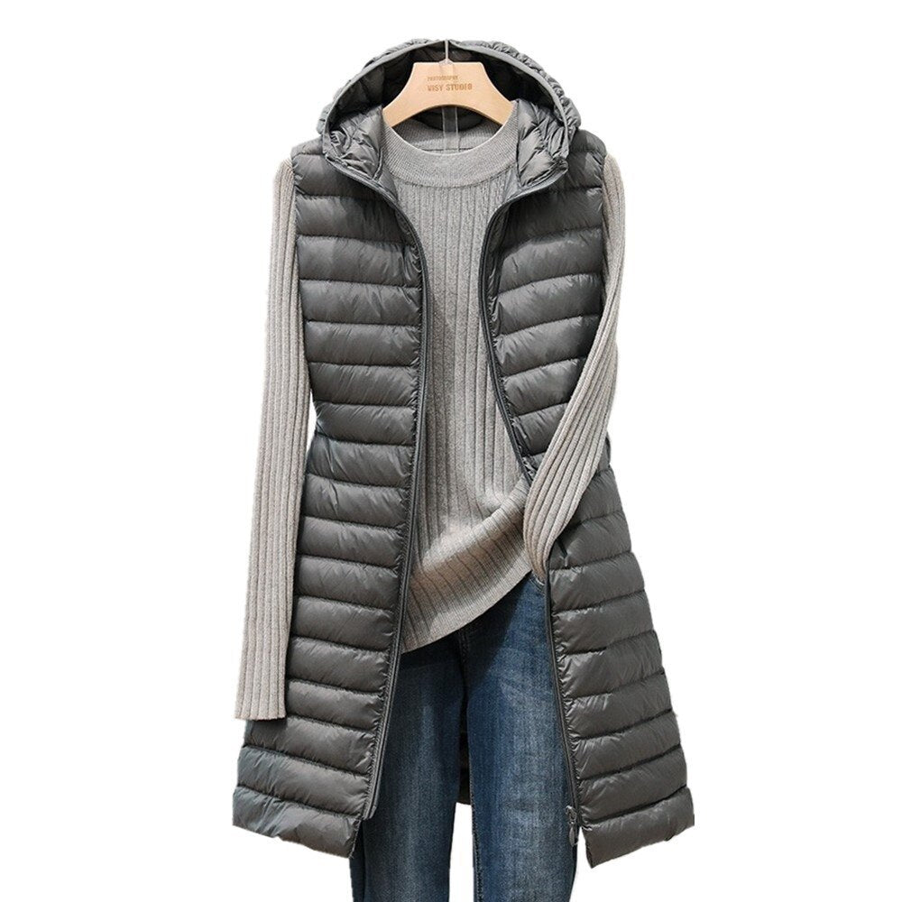 Hynoris | Moderne, warme Kapuzenjacke mit Wattierung