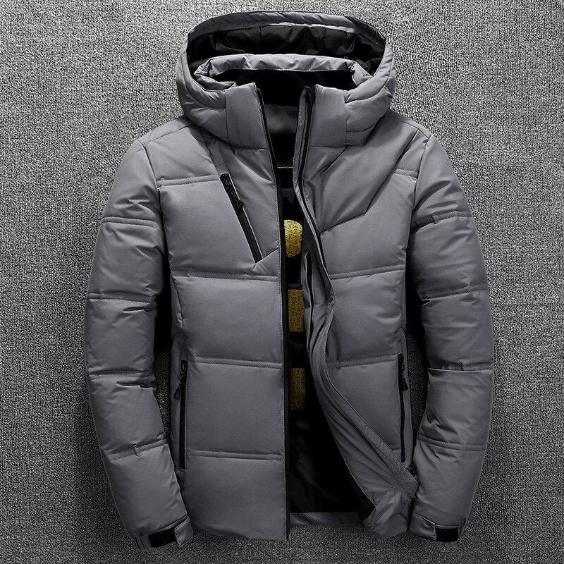 Winterjacke mit abnehmbarer Kapuze: extra warm