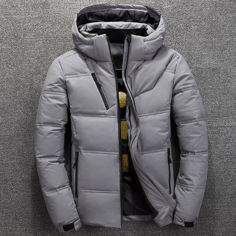 Winterjacke mit abnehmbarer Kapuze: extra warm