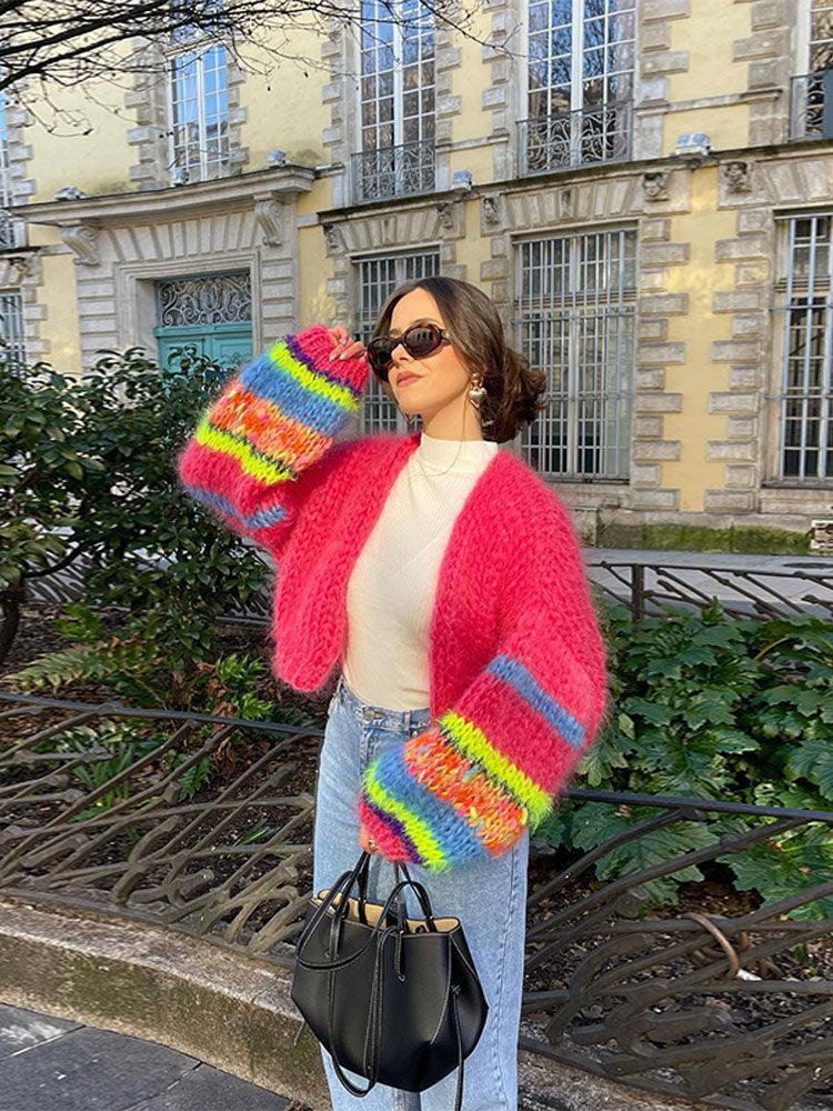ModeGeist | Bunter Strickpullover