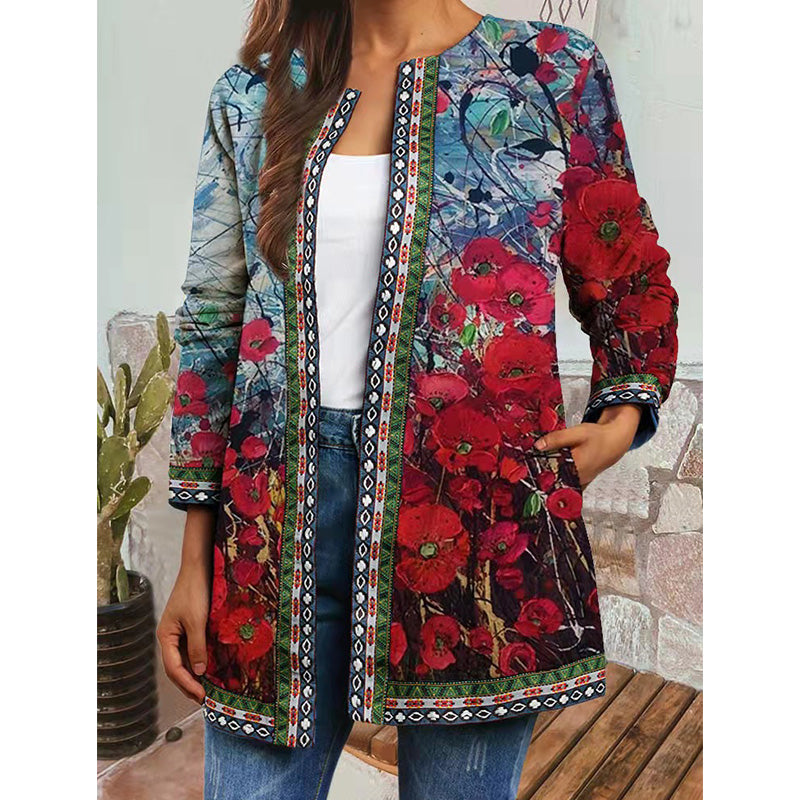 Blumenmuster-Jacke aus Georgia