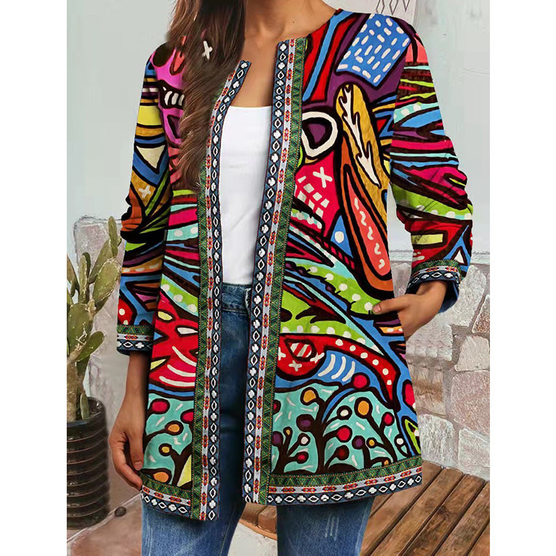 Blumenmuster-Jacke aus Georgia