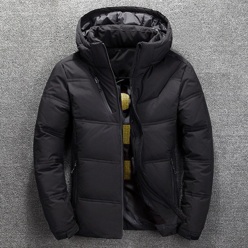 Winterjacke mit abnehmbarer Kapuze: extra warm