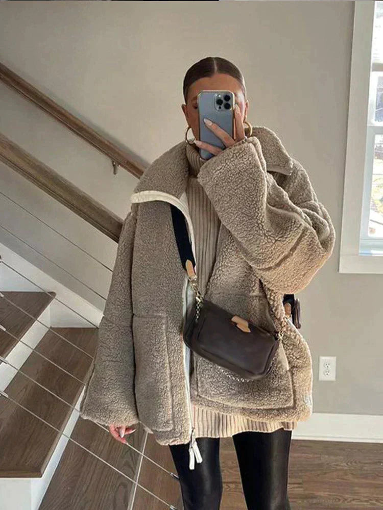 Kuschelige Pauline™ Teddyjacke aus Baumwolle
