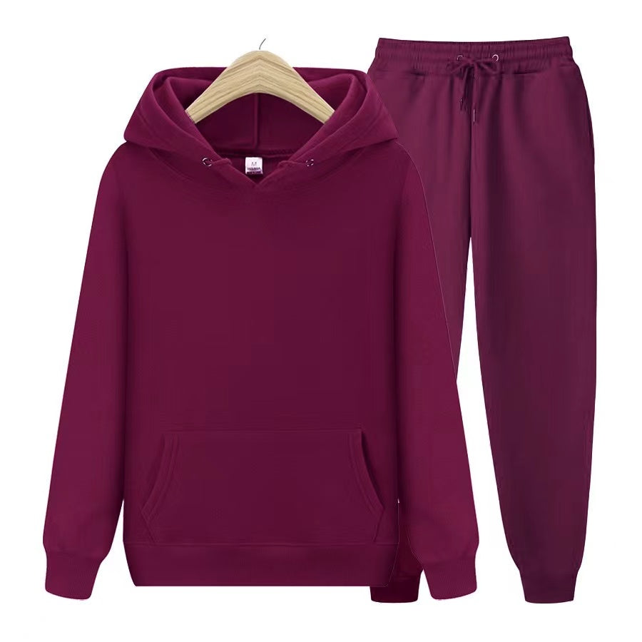 Klassischer Kapuzen-Trainingsanzug Unisex
