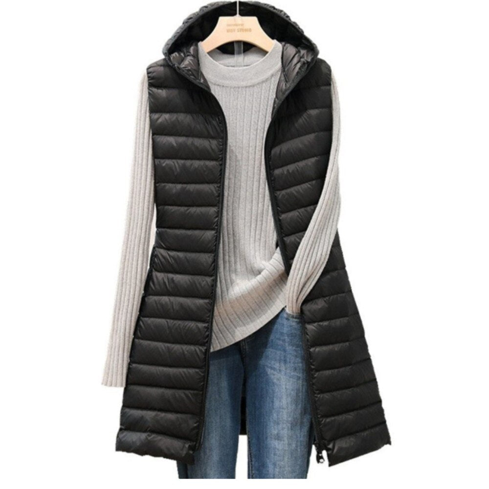 ModeGeist | Daunenjacke mit Kapuze für Frauen