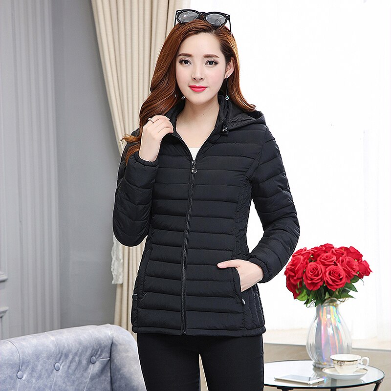 Koviss Winterjacke mit Kapuze