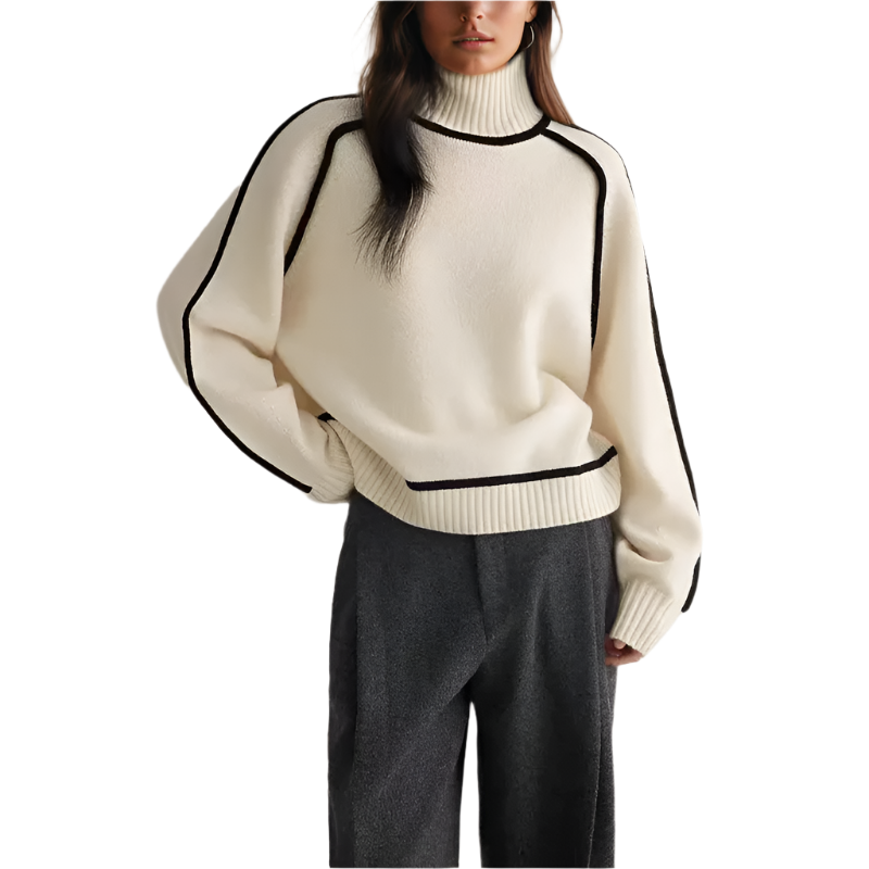 ModeGeist | Luxuriöser Weicher Rollkragenpullover für Damen