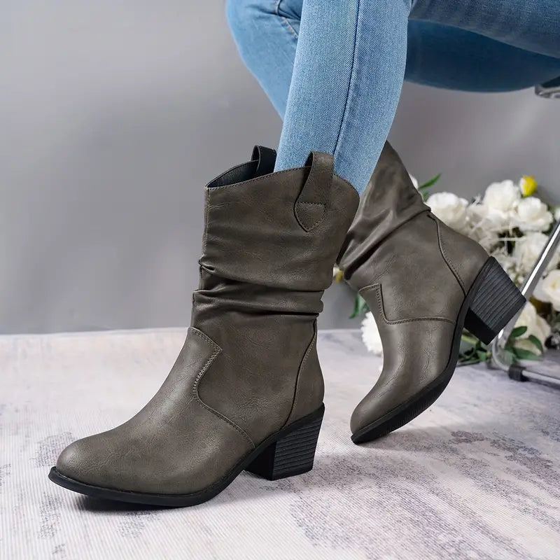 ModeGeist | Western Halbhohe Stiefel