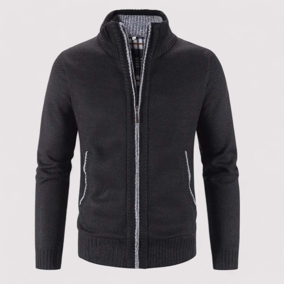 ModeGeist | Herren Ganzjahres-Woll-Cardigan