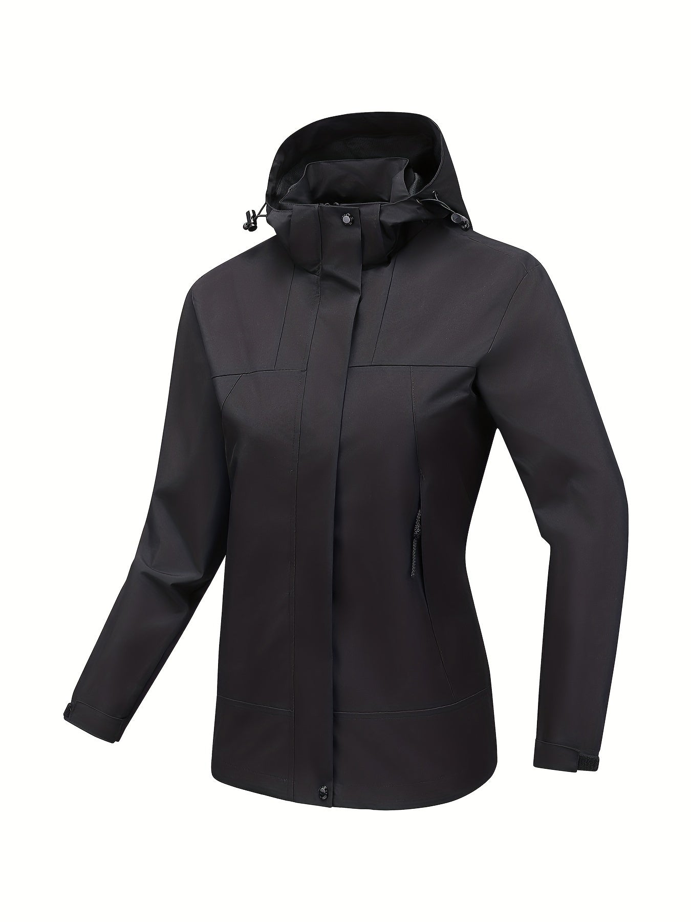 ModeGeist | Wasserdichte Sportjacke mit Kapuze für Damen