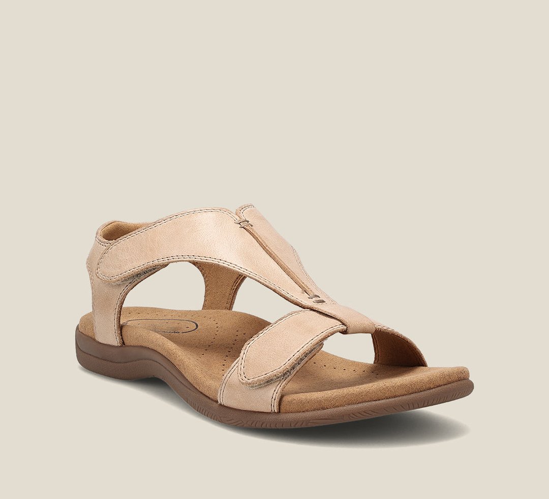MODEGEIST Damen Vegane Sandalen Verstellbare Riemen Gepolstert
